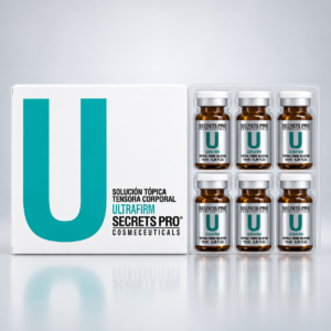 Caja de ULTRAFIRM de Secrets Pro con seis viales de 10 ml