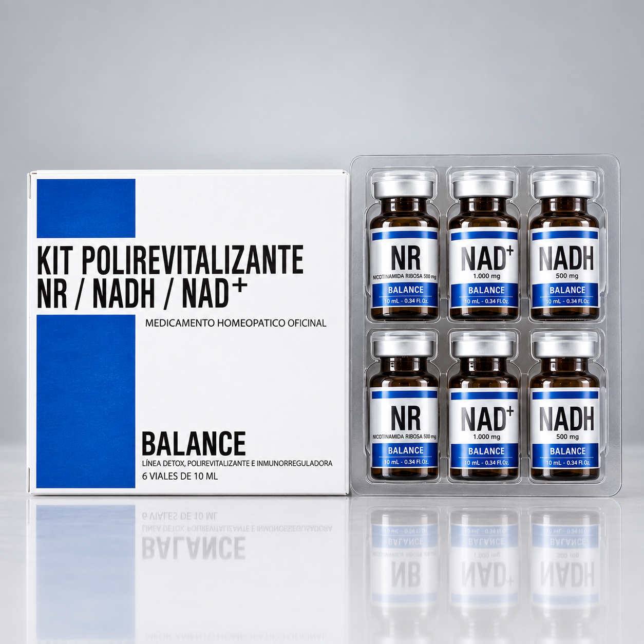 Productos 12 KIT POLIREVITALIZANTE de Secrets Pro: caja y seis viales de 10 ml